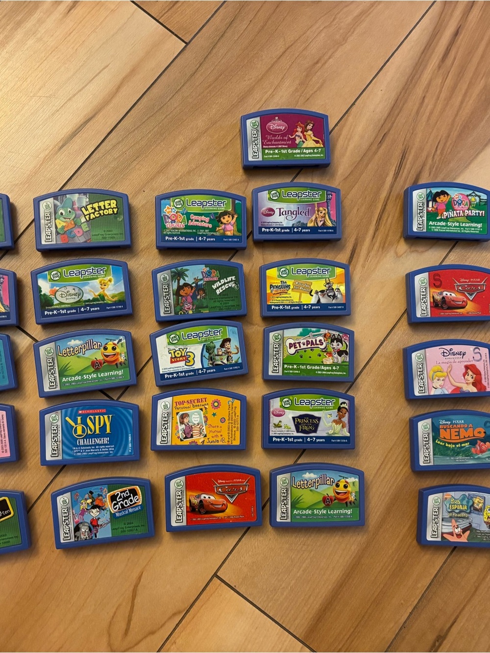 Leapster Leapfrog Bundle English and Spanish